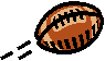 Graphic of a football