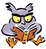 Graphic of a WISE owl